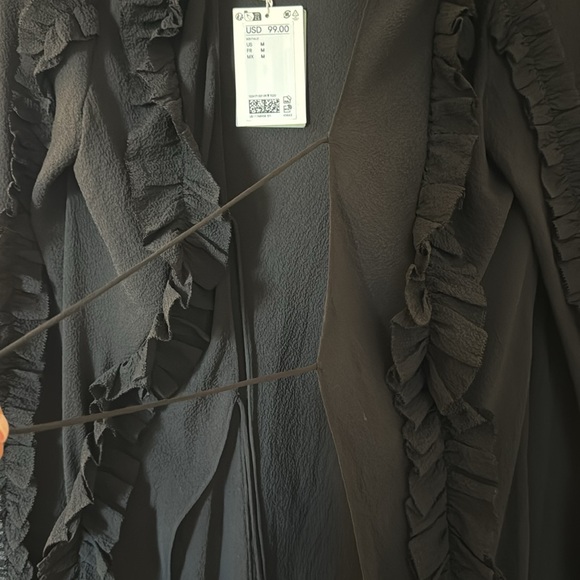 H&M studio sheer black top - Picture 6 of 8